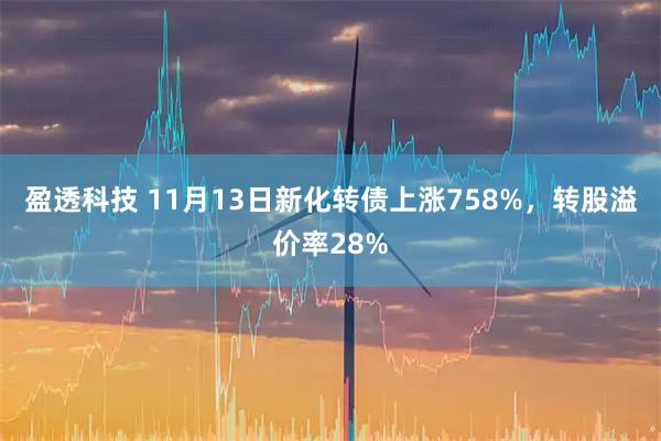盈透科技 11月13日新化转债上涨758%，转股溢价率28%